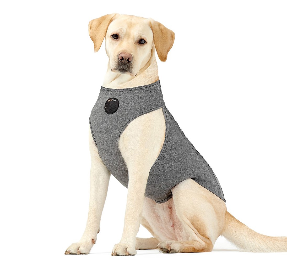 Dog Calming Vest – 3 Level Compression Jacket for Dogs and Cats ...